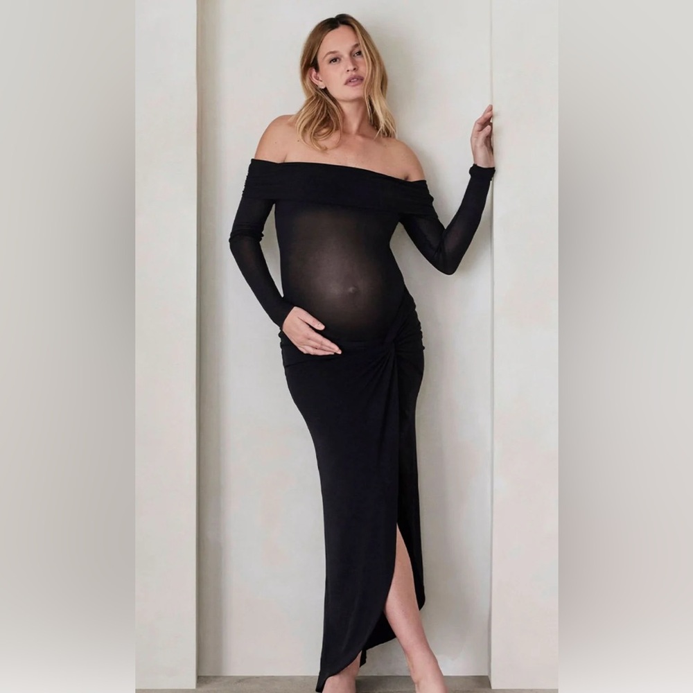 Bumpsuit Off-Shoulder Long Sleeve Top (S) and Bottom (XS)